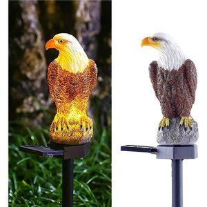 Eagle Figurine Garden Solar Stake Light Solar Eagle Lights Outdoor Decorative